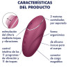 Satisfyer - Tap & Climax 1 Vibrateur Lay-On Rouge